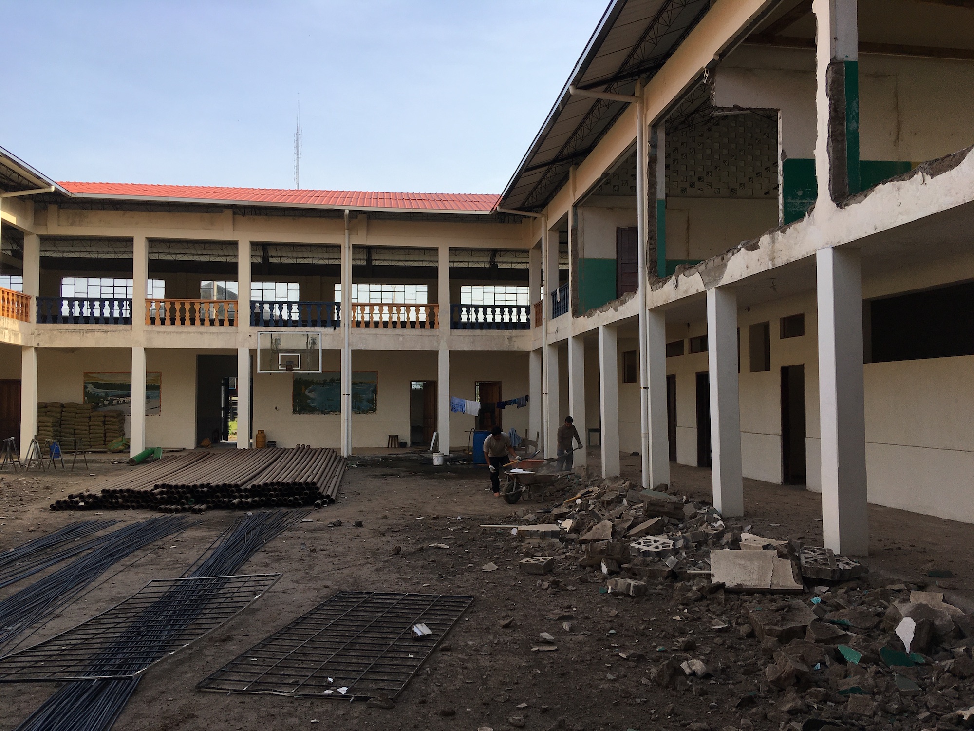 Renovation top floor Hospital San Miguel