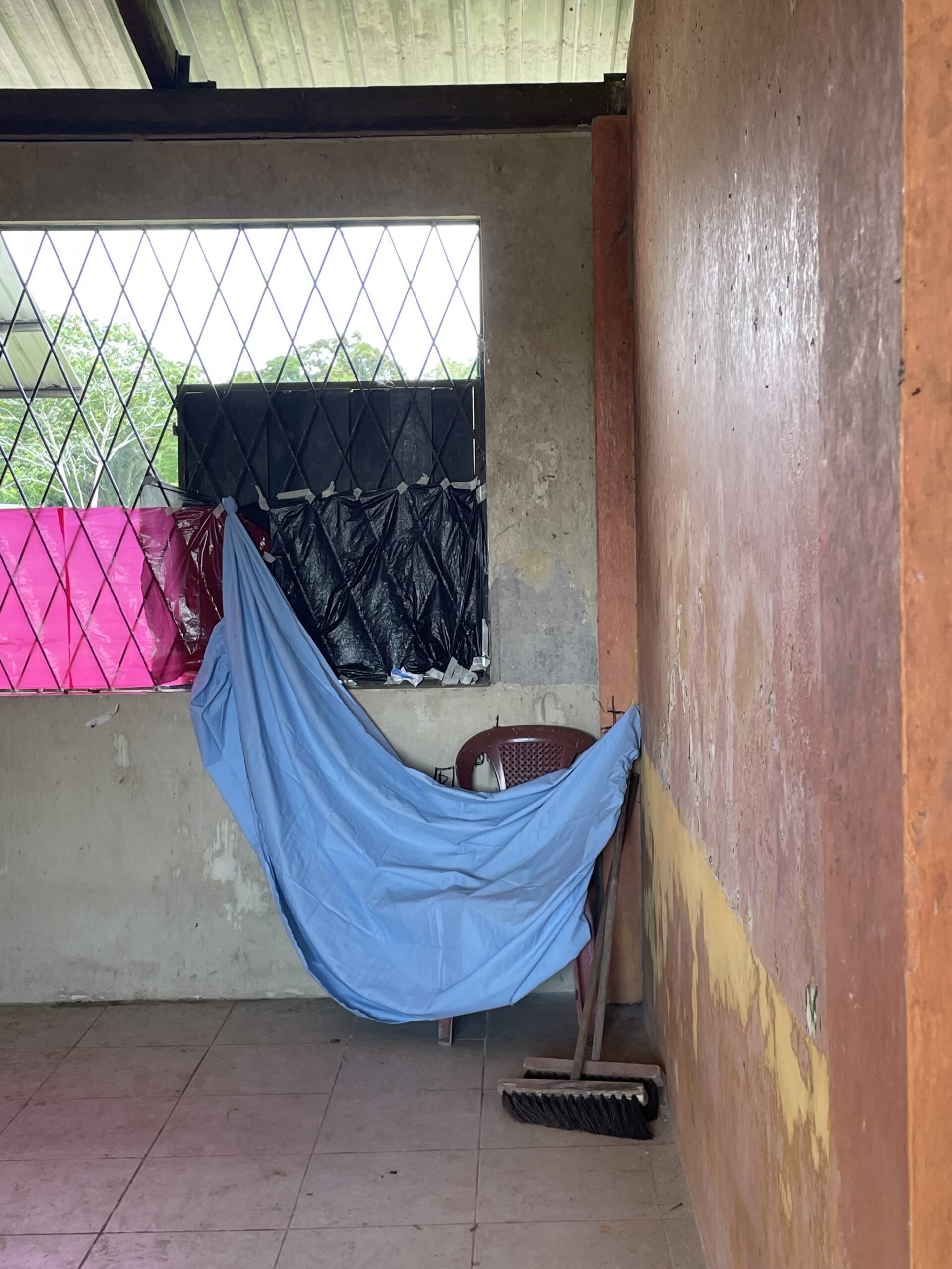 Stoel voor het maken van een uitstrijkje