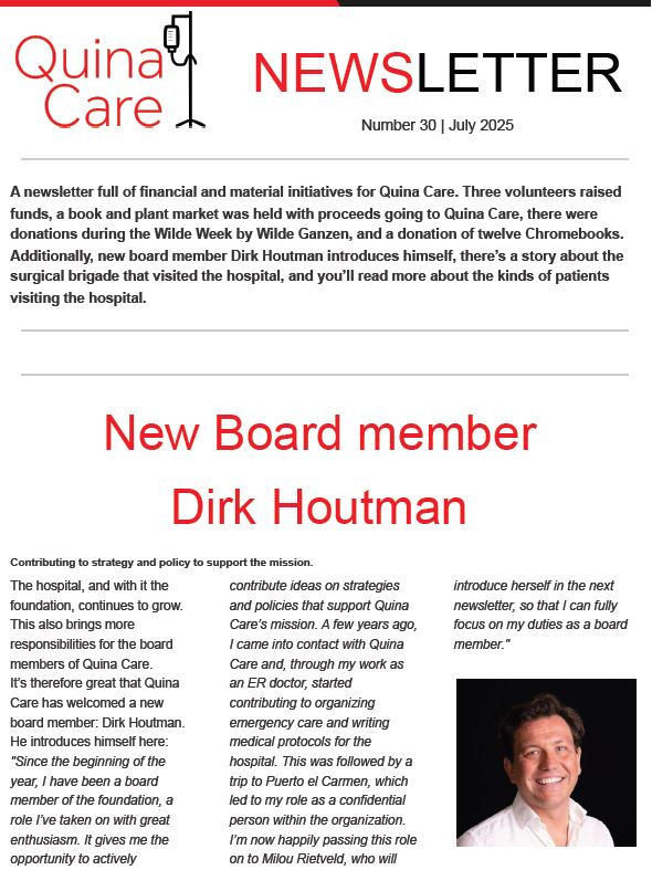 Quina Care Newsletter - July 2025
